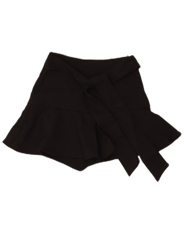 ZARA Womens Mini Skirt Small W26  Black Polyester
