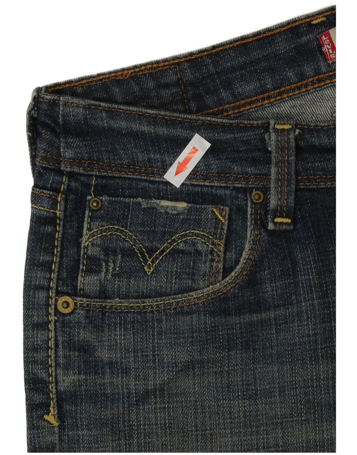 Calça Jeans Levis Feminina 627 Straight W30 L27 Azul