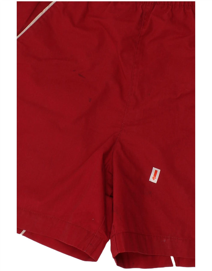 NIKE Meninos Graphic Sport Shorts 8-9 Anos Pequeno Poliéster Vermelho