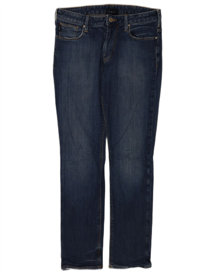 Calça Jeans Slim Feminina Armani W30 L30 Azul