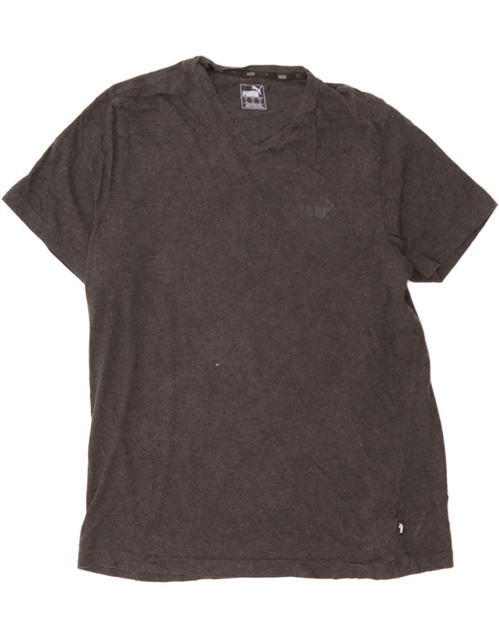 PUMA Mens T-Shirt Top XL Grey Vintage Puma and Second-Hand Puma from Messina Hembry 