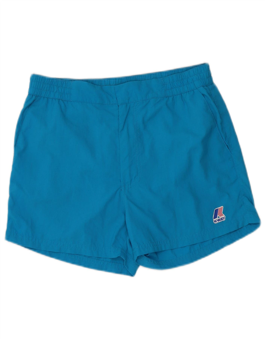 Shorts de natação feminino K-WAY pequeno W29 azul poliamida