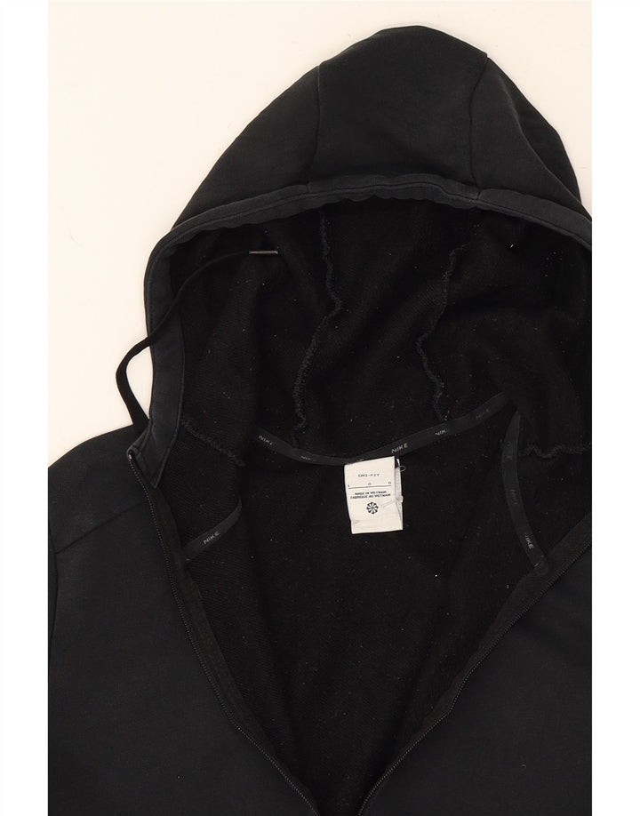 NIKE Mens Dri Fit Zip Hoodie Sweater Large Navy Blue Cotton Vintage Nike and Second-Hand Nike from Messina Hembry 