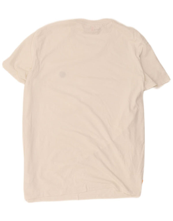 Camiseta masculina Timberland Slim Fit Top 3XL algodão branco