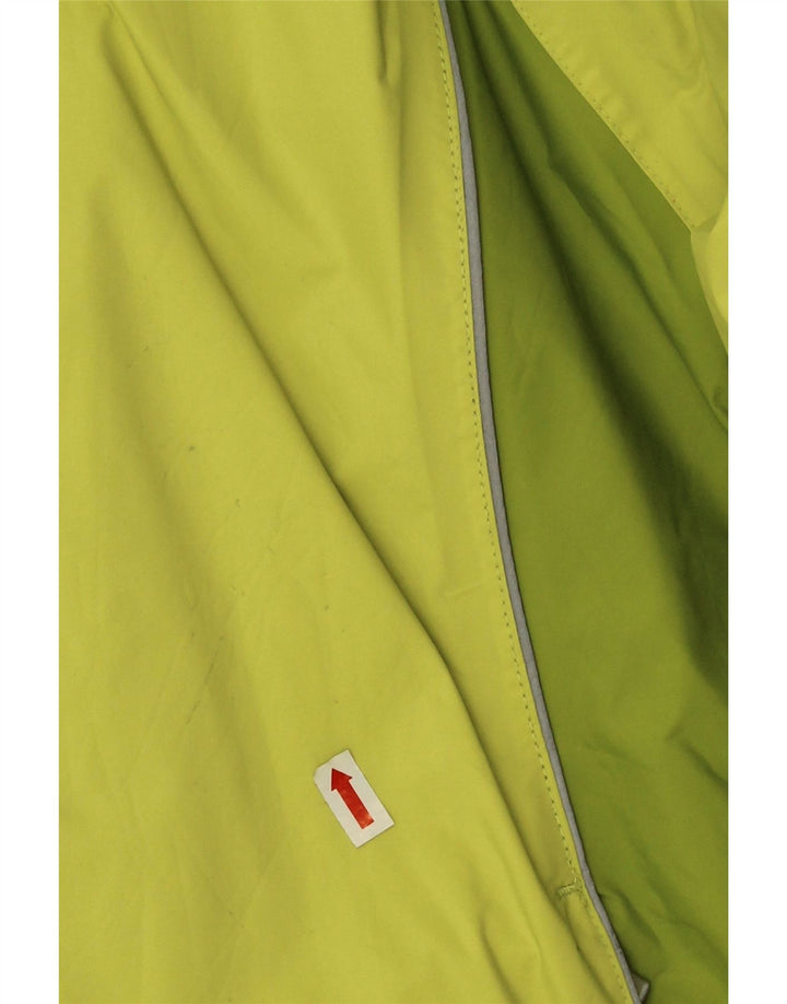 Jaqueta de chuva feminina K-Way IT 42 poliéster colorblock verde médio