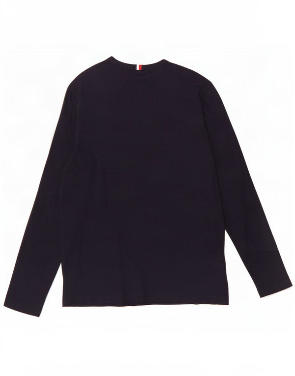 Tommy Hilfiger Mens Regular Fit Top Manga Longa Grande Azul Marinho