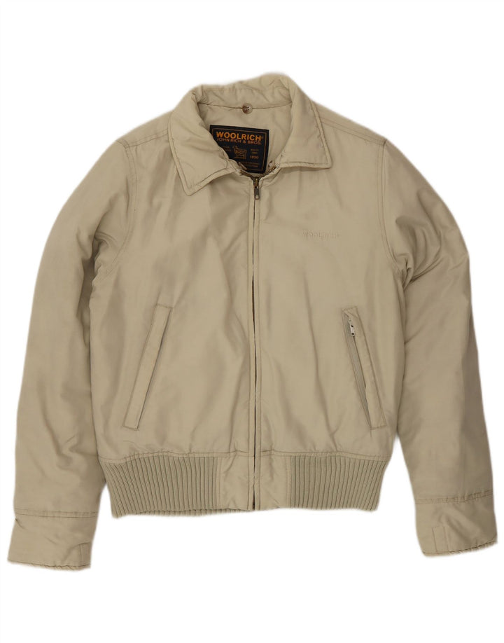 Jaqueta acolchoada feminina Woolrich UK 38 médio bege