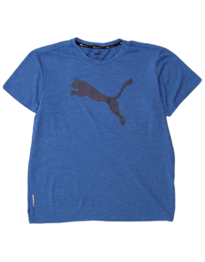 Puma Camiseta Masculina Graphic Top Grande Azul