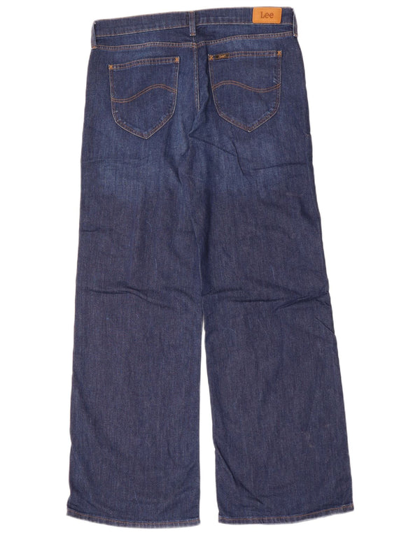 LEE Jeans feminino Aubrey de perna larga W32 L31 azul marinho algodão