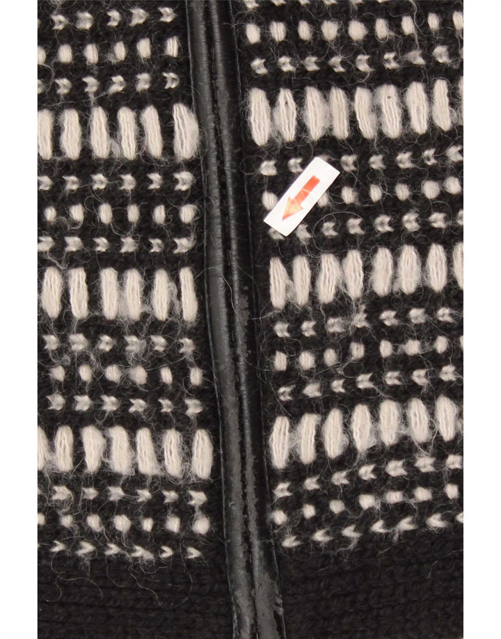 Suéter feminino Marks & Spencer Autograph Cardigan Reino Unido 14 médio preto