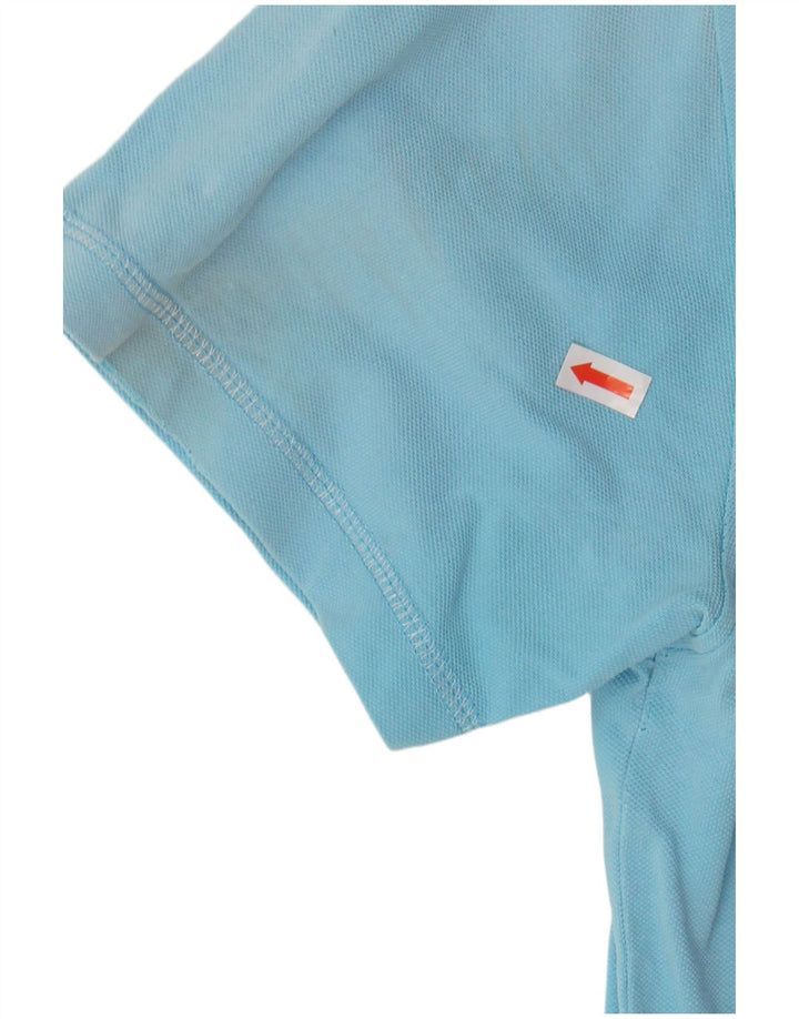 Camisa polo masculina LOTTO azul médio