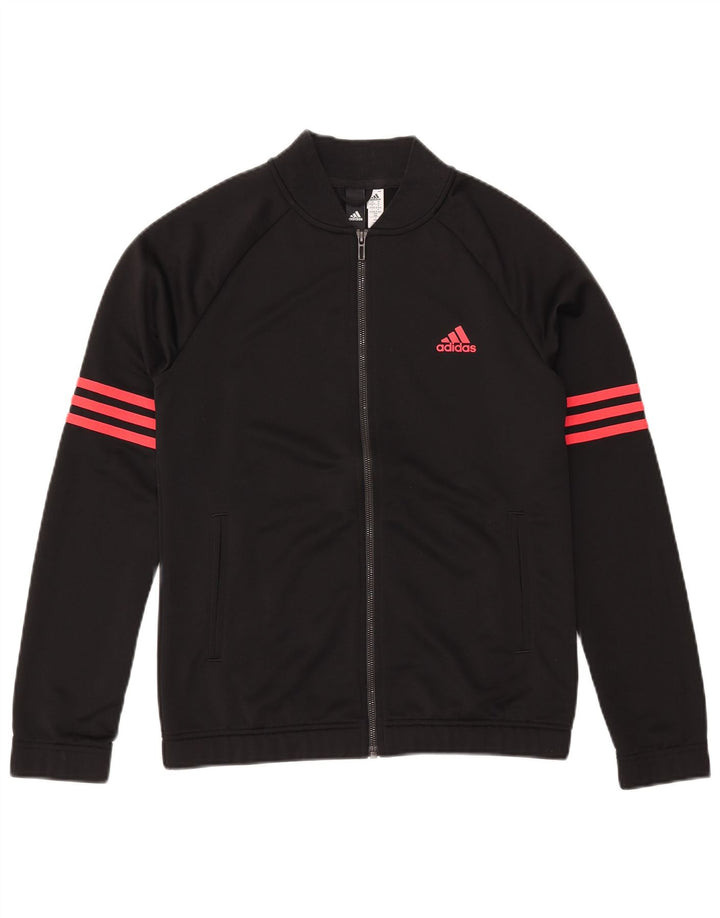 Adidas Womens Full Tracksuit UK 12/14 Médio Preto Poliéster