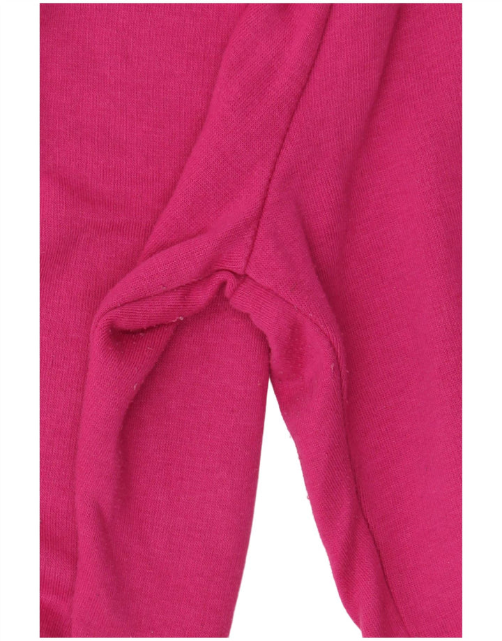 Calça de treino feminina Zara Joggers UK 10 poliéster rosa pequeno
