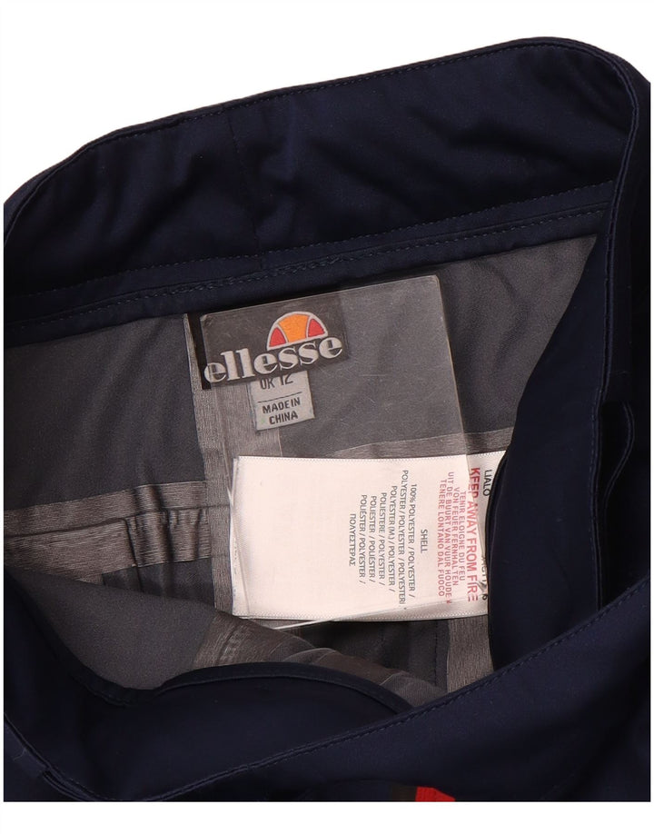 Calça corta-vento feminina Ellesse UK 12 poliéster azul marinho médio
