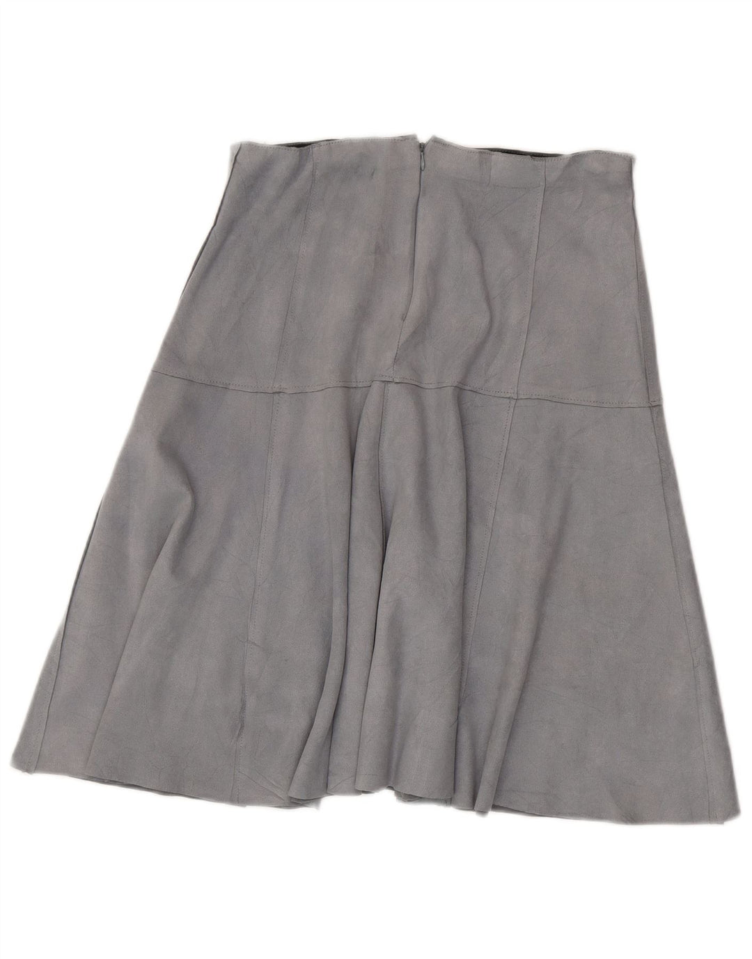Saia feminina de camurça Zara grande W30 azul
