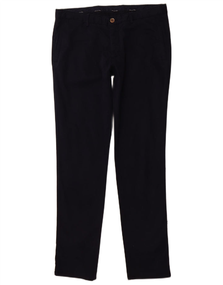 Calça Chino Masculina MASSIMO DUTTI EU 42 Grande W32 L32 Azul Marinho