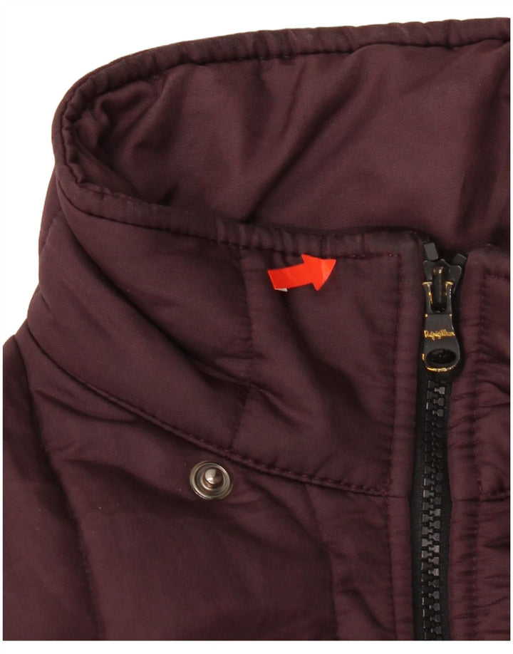 Jaqueta acolchoada feminina Refrigiwear UK 12 poliamida roxa média