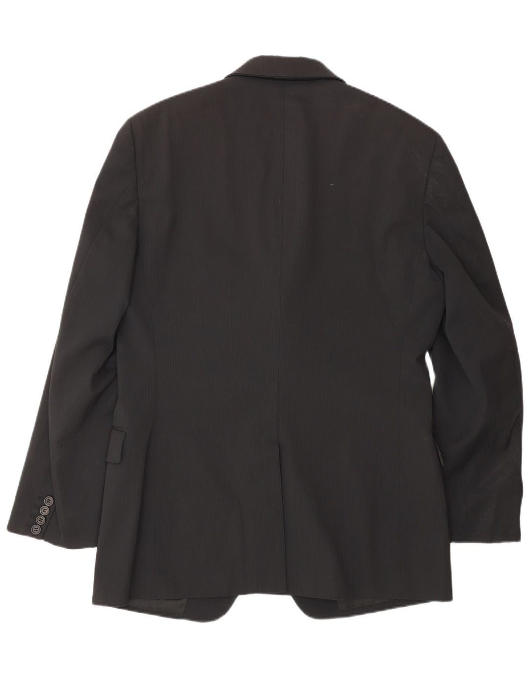 PRADA Masculino 3 botões 2 peças terno IT 52 XL W34 L30 preto clássico