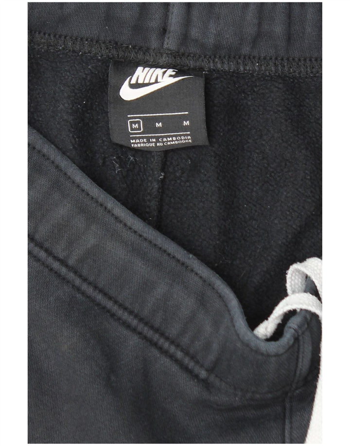 Calça de treino masculina NIKE Joggers médio preto colorblock algodão
