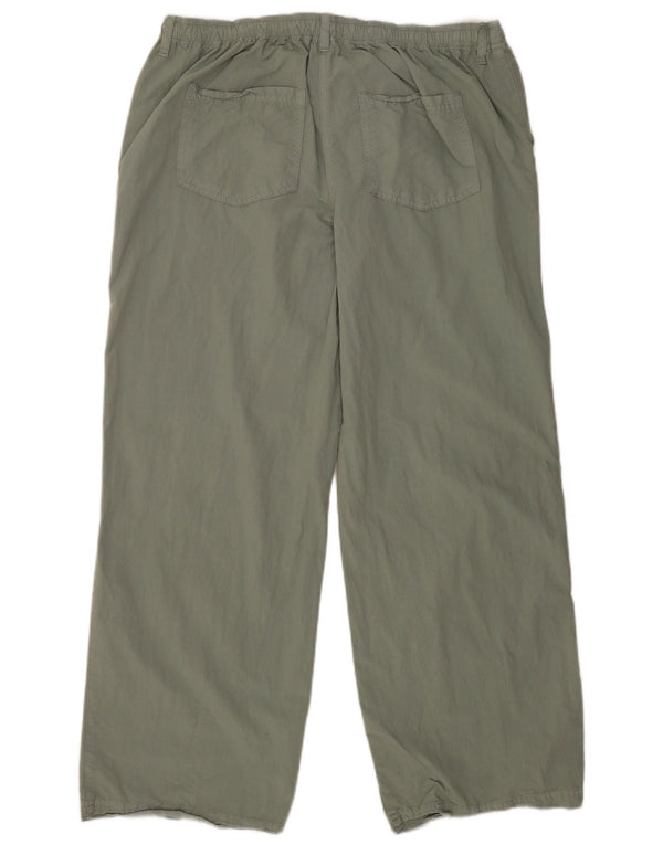 Calça casual feminina Topshop com ajuste relaxado Reino Unido 12 médio W34 L29 algodão cinza