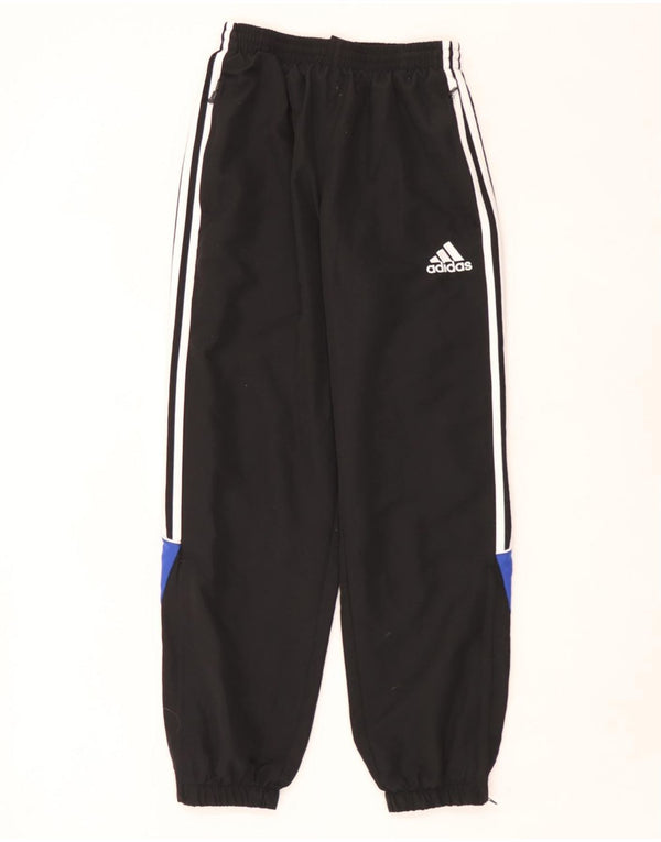 Calças de treino masculinas Adidas Joggers UK 34/36 Small Black Colourblock