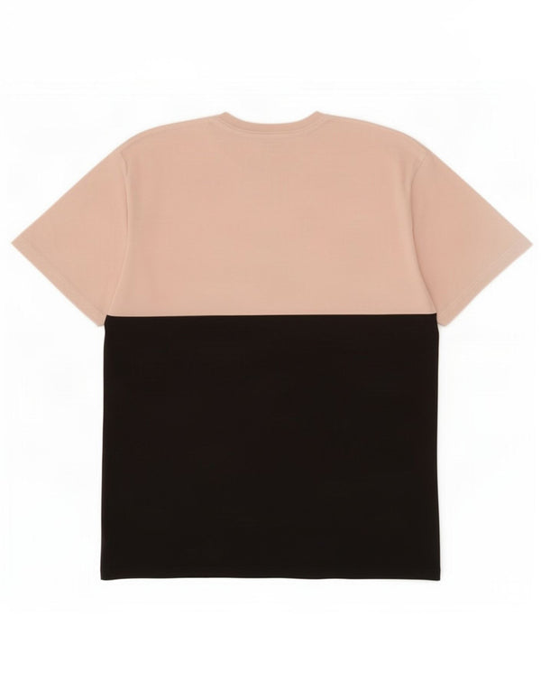 Camiseta Vans Masculina Classic Fit Top Grande Algodão Colorblock Preto