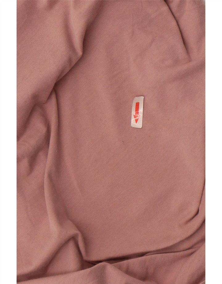 Camiseta masculina Jack & Jones Top médio algodão rosa
