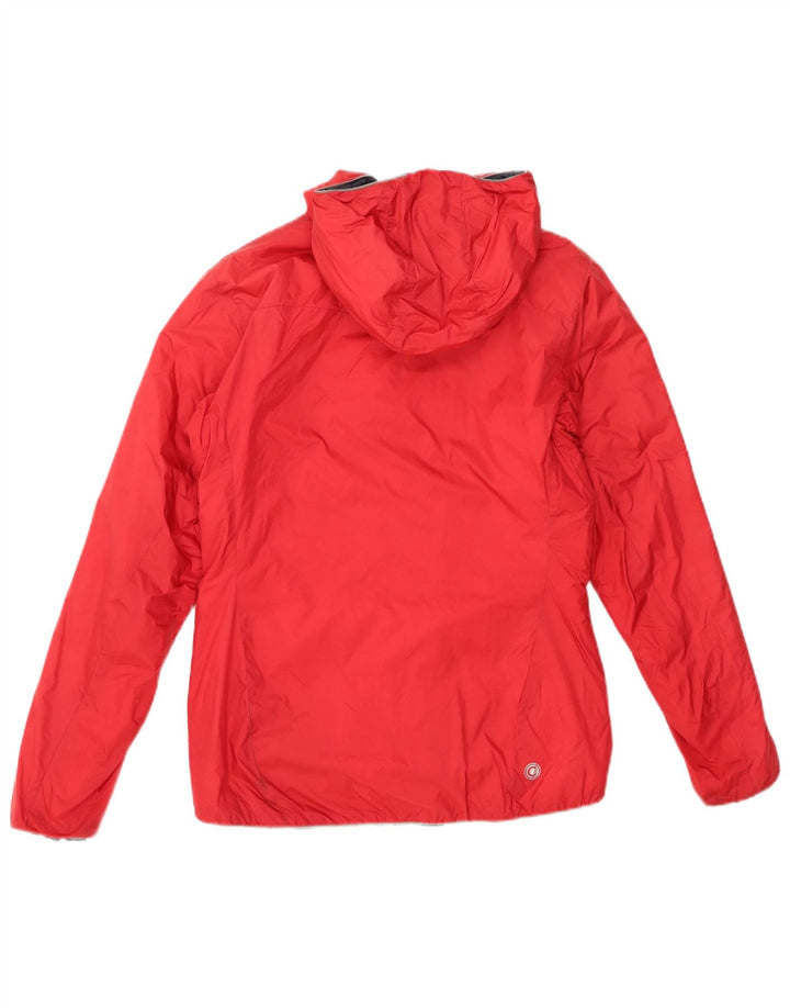 Jaqueta corta-vento feminina com capuz Colmar IT 44 vermelho médio