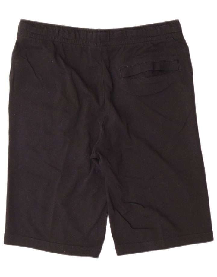 Shorts esportivos masculinos NIKE de algodão preto médio