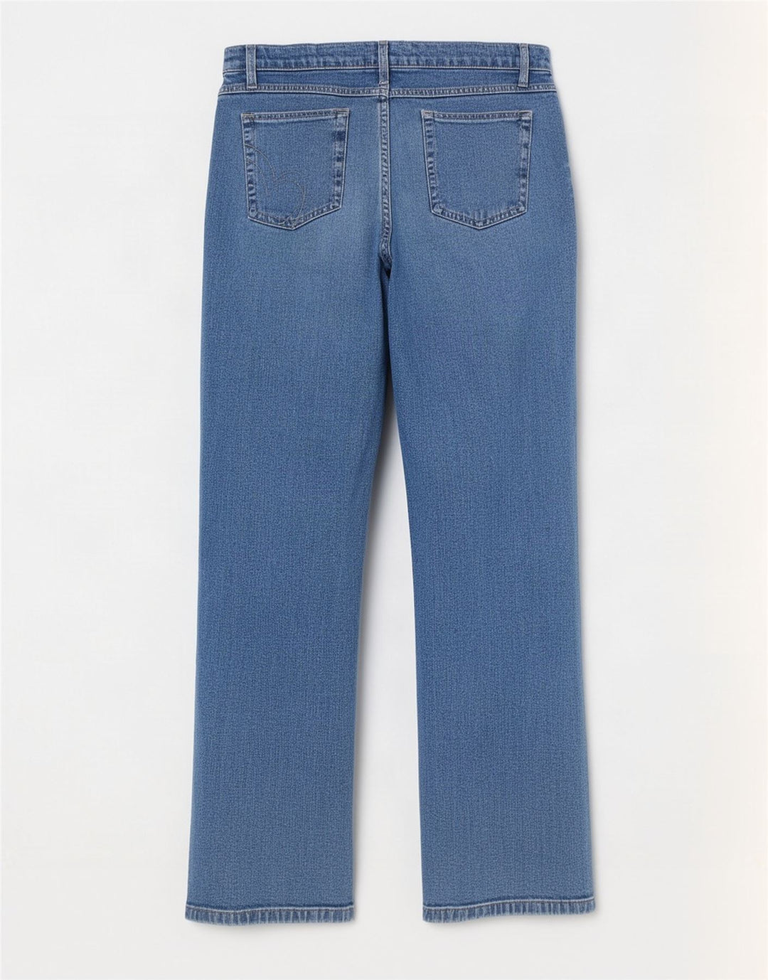 Marks & Spencer Feminino Per Una Bootcut Jeans Reino Unido 12 Médio W30 L29 Azul
