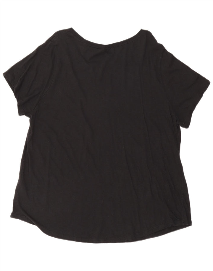 Camiseta gráfica feminina Nike Top UK 20 2XL algodão azul marinho