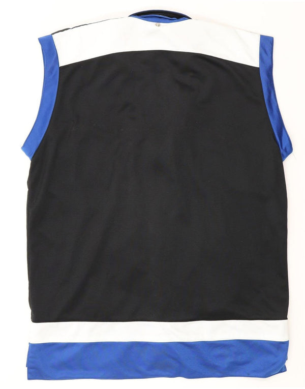 Jaqueta Champion Mens USA Graphic Treino Top Médio Preto Colorblock