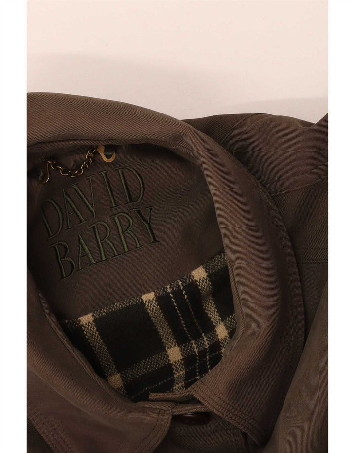 Trench Coat feminino David Barry Reino Unido 12 marrom médio