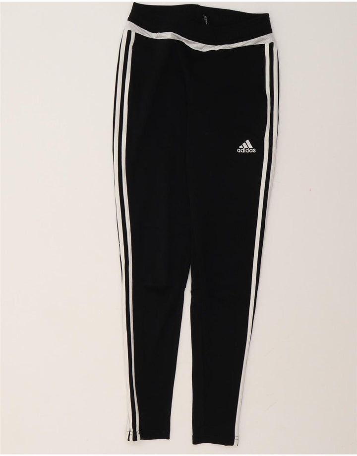ADIDAS Womens Climacool Leggings UK 4/6 XS Preto Poliéster