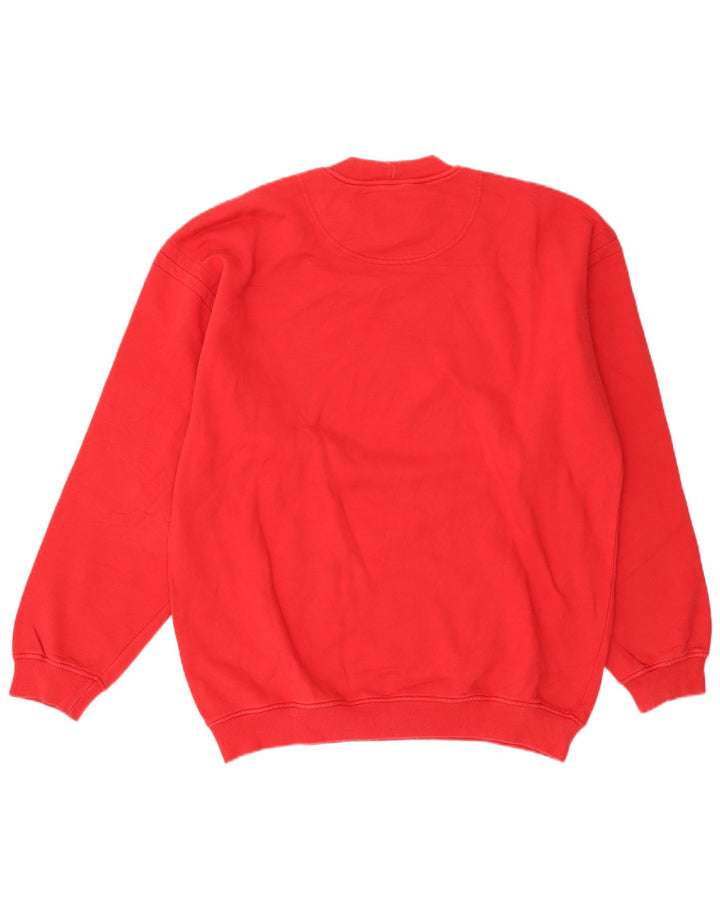 Think Pink Mens Moletom Jumper XL Algodão Vermelho