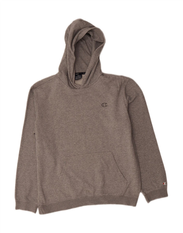 CHAMPION Womens Hoodie Jumper UK 18 XL Grey Vintage Champion and Second-Hand Champion from Messina Hembry 