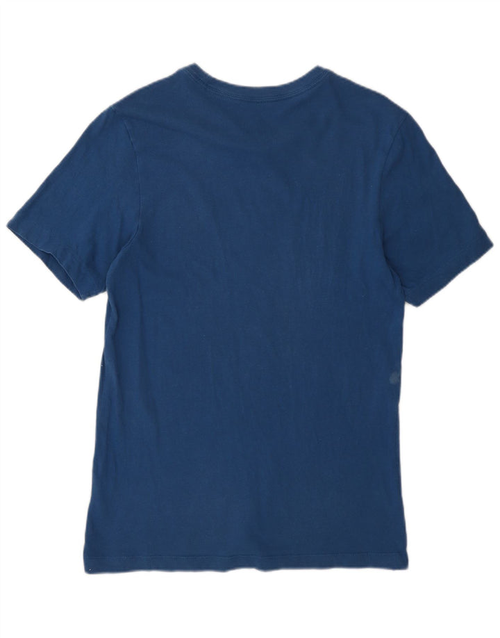 Camiseta Nike masculina gráfica Top XS azul algodão