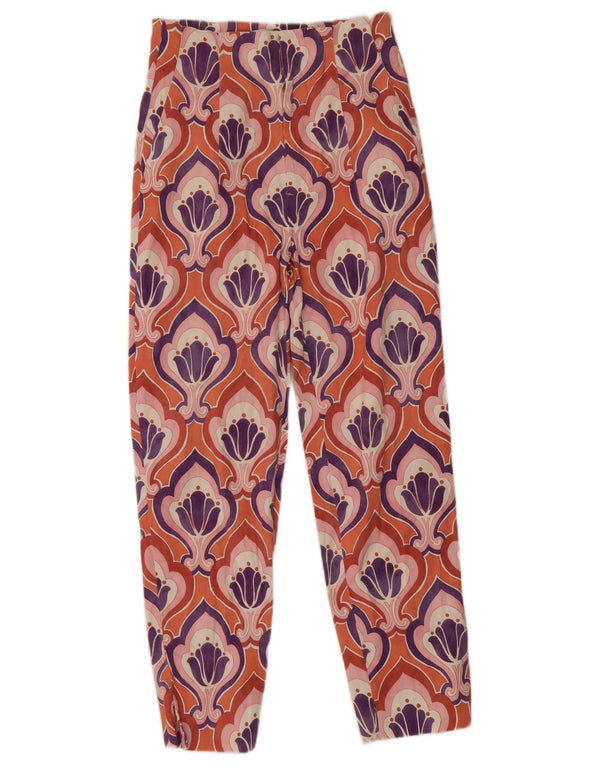 Zara Calça feminina casual cintura alta EU 34 2XS W24 L25 multicolorida