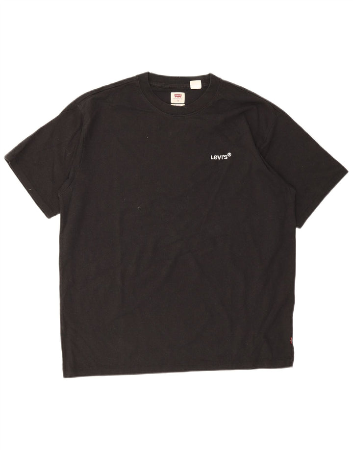 Camiseta masculina relaxada LEVI'S Top médio preto