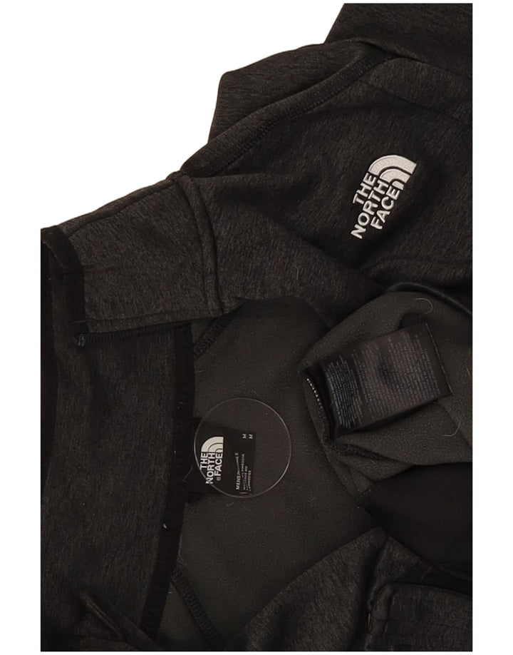 Jaqueta masculina de agasalho The North Face poliéster manchado cinza médio