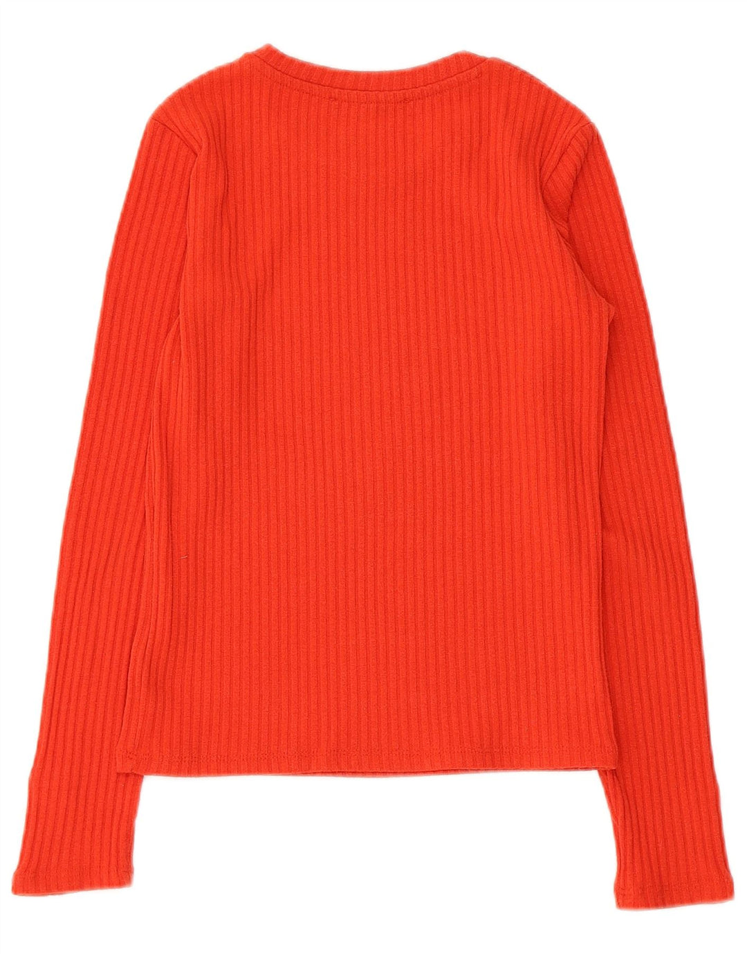 Top feminino Zara manga comprida UK 8 pequeno vermelho
