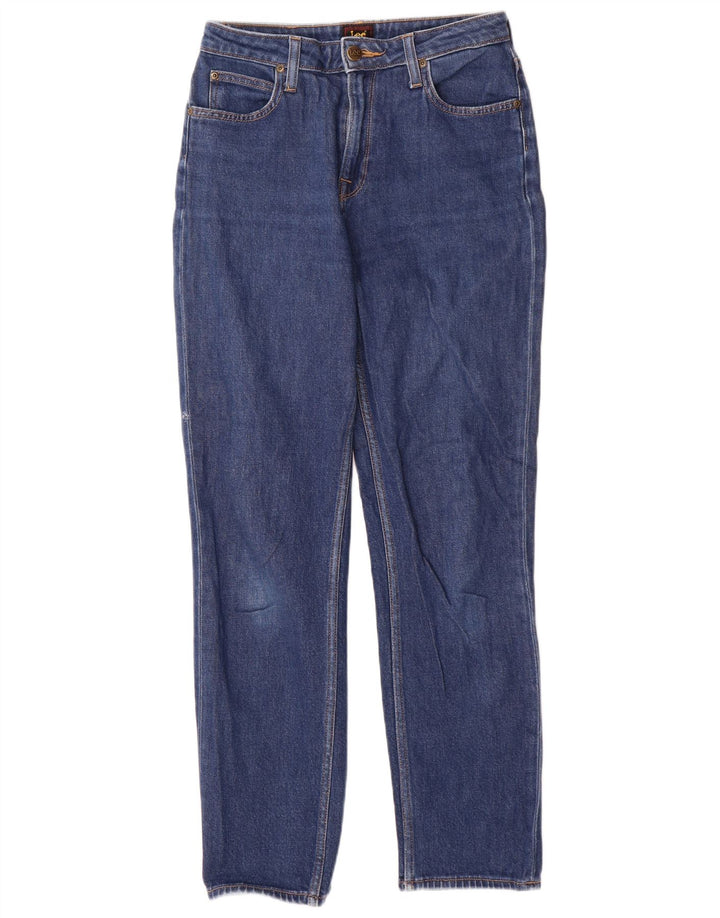 Lee Womens Carol Slim Jeans W27 L29 Azul Algodão