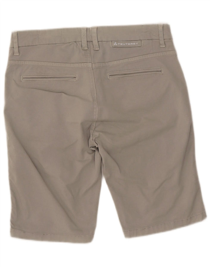 PEUTEREY Mens Chino Shorts IT 48 Médio W32 Algodão Cinza