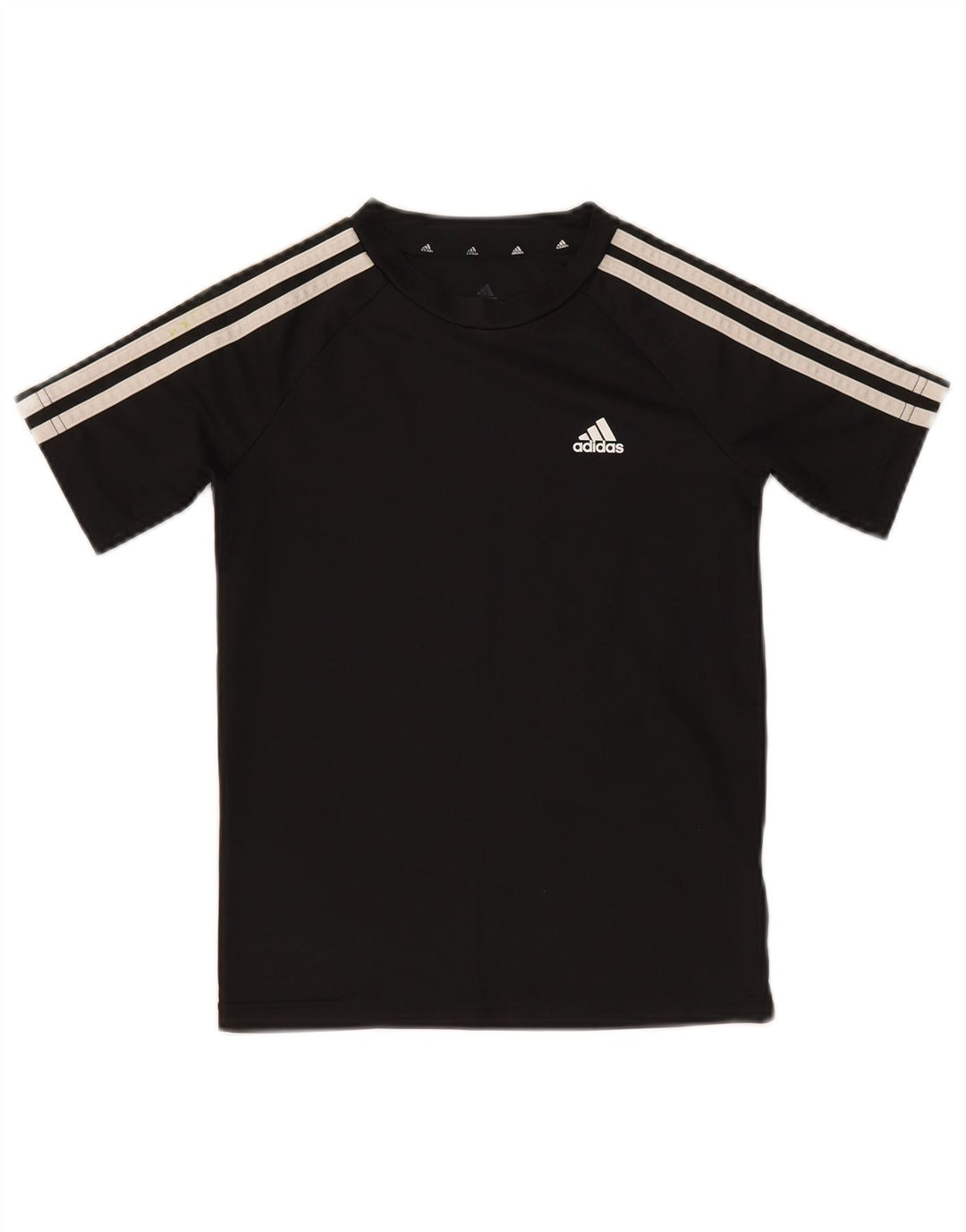 Camiseta Adidas Boys Aeroready Top 9-10 Anos Poliéster Preto