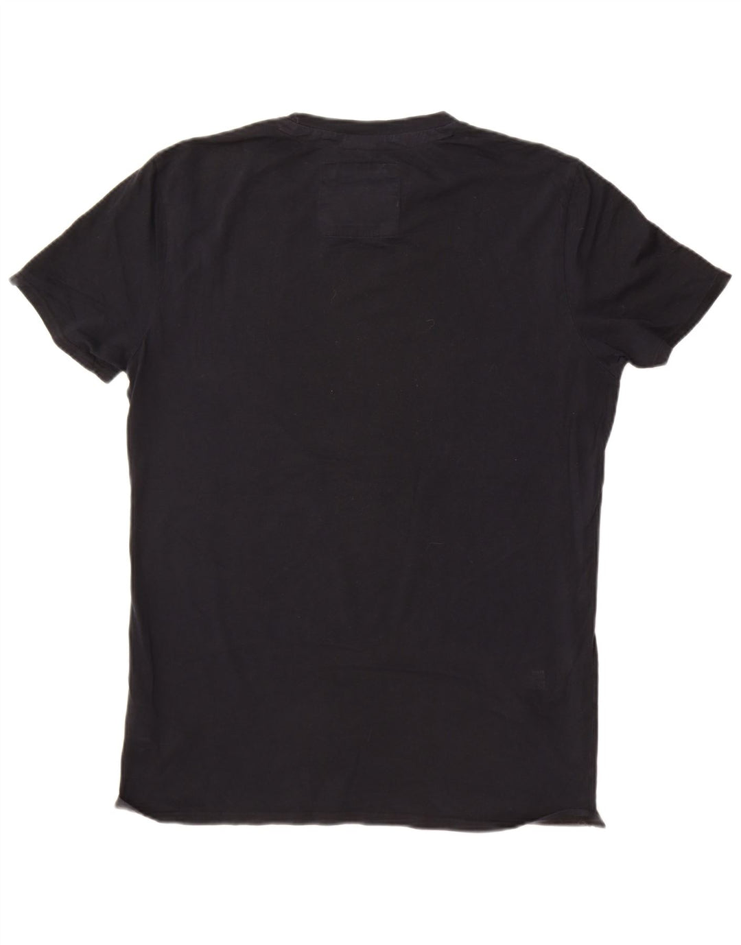 Puma Mens Graphic T-Shirt Top Médio Algodão Preto