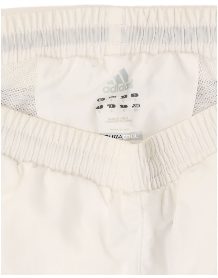 Adidas Mens Climacool Bermuda Sport Shorts Pequeno Branco Poliéster Esportes