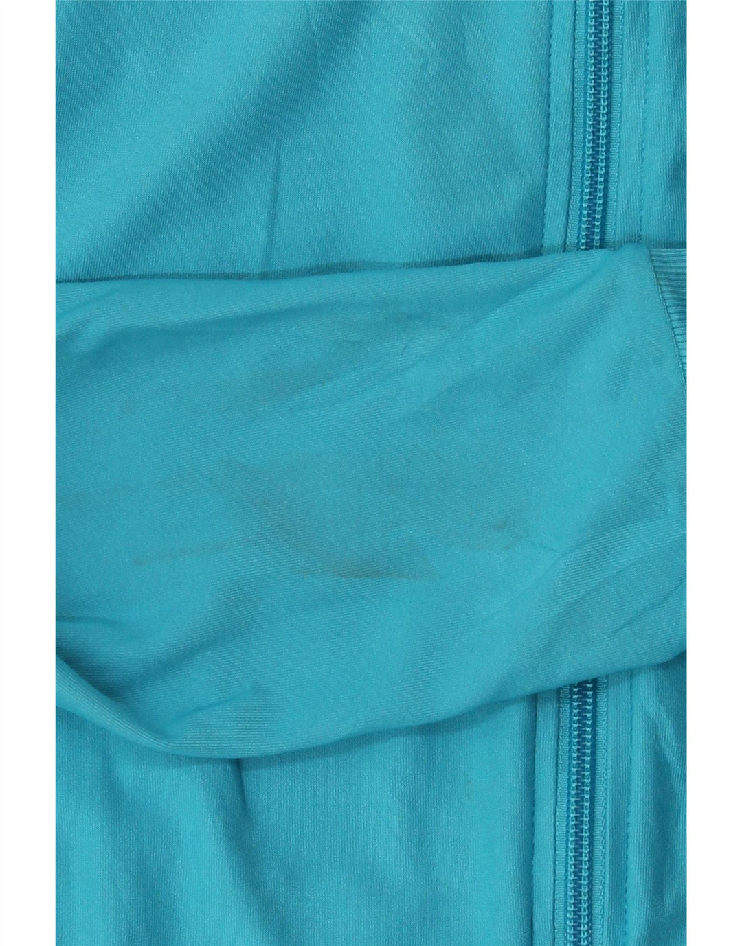 NIKE Womens Dri Fit Tracksuit Top Jacket Reino Unido 8/10 Pequeno Azul Poliéster