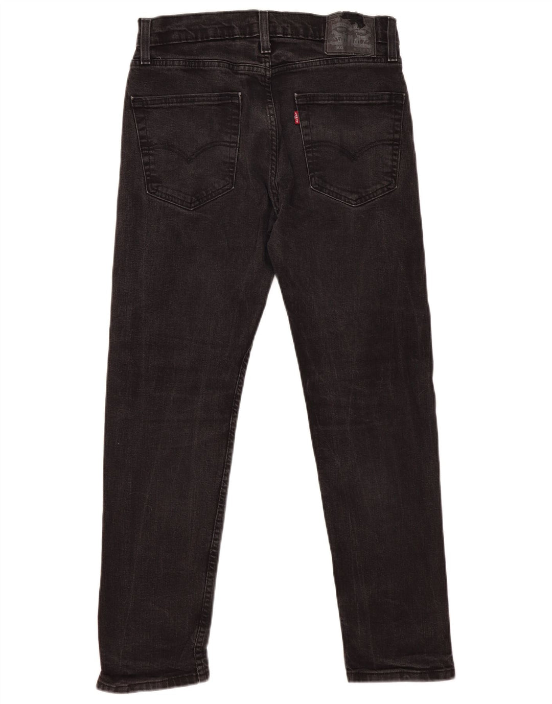 Levi's Masculino 502 Straight Jeans W31 L29 Cinza Algodão