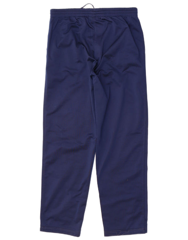 Calça de treino masculina Diadora grande poliéster azul marinho