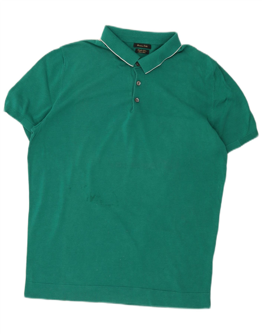 Camisa polo masculina Massimo Dutti grande verde